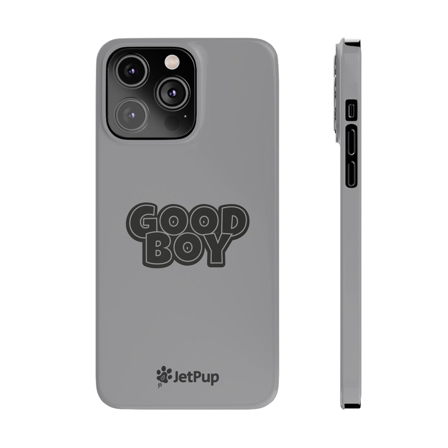 Good Boy Slim iPhone Cases - Grey