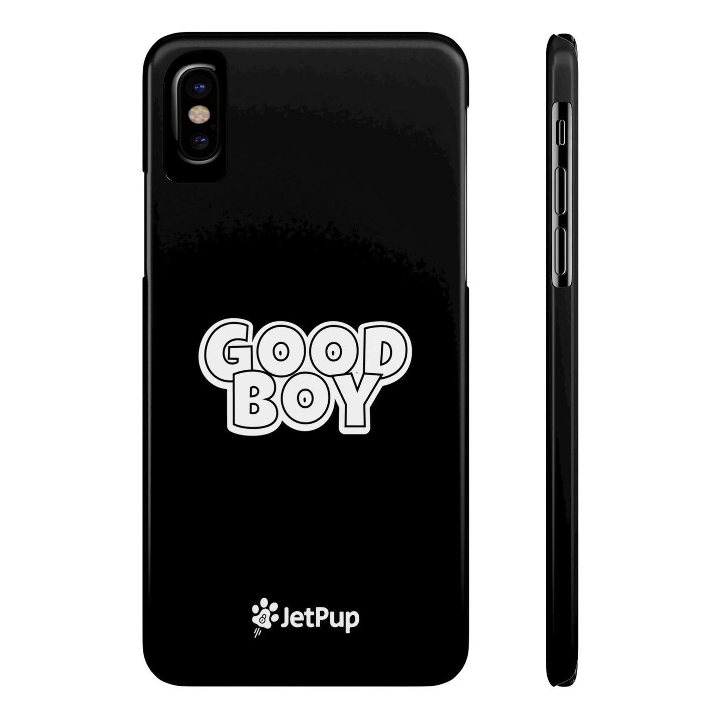 Good Boy Slim iPhone Cases - Black