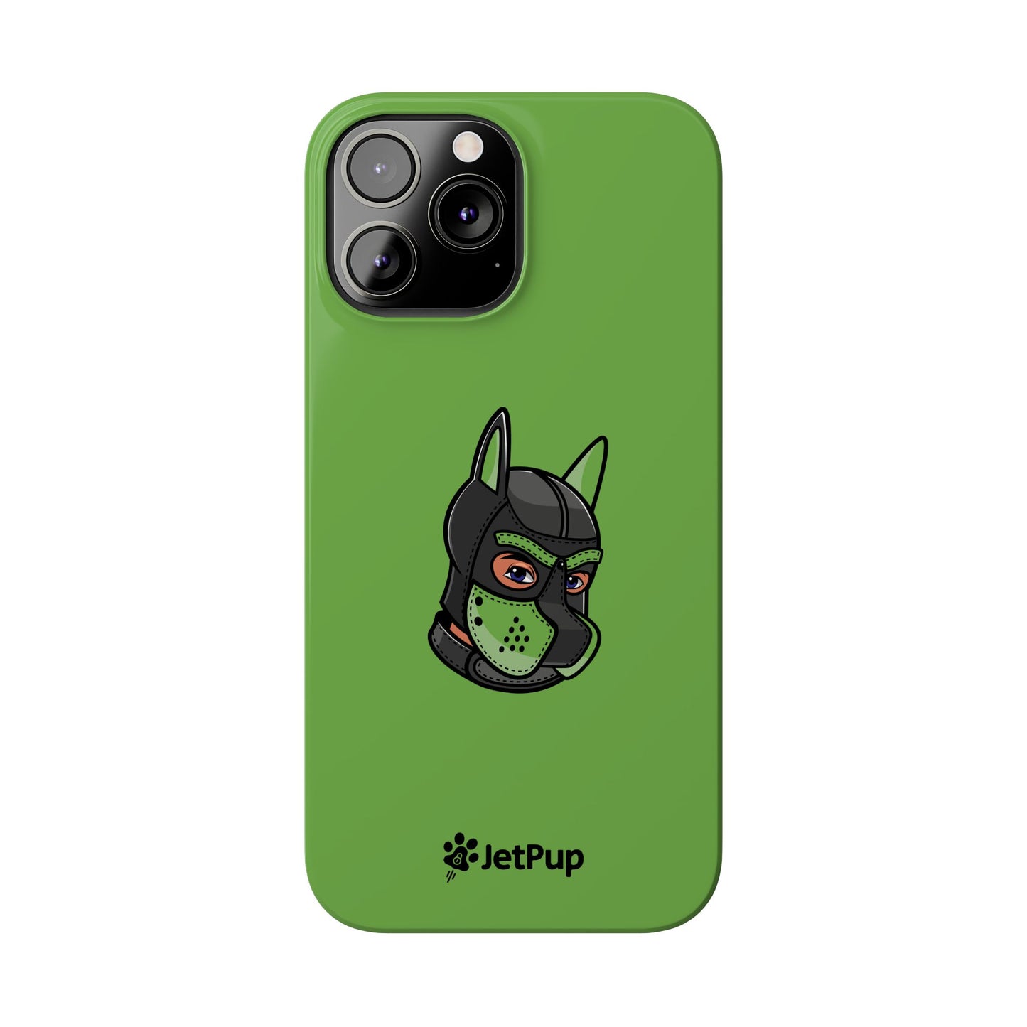 Pup Hood Slim iPhone Cases - Green