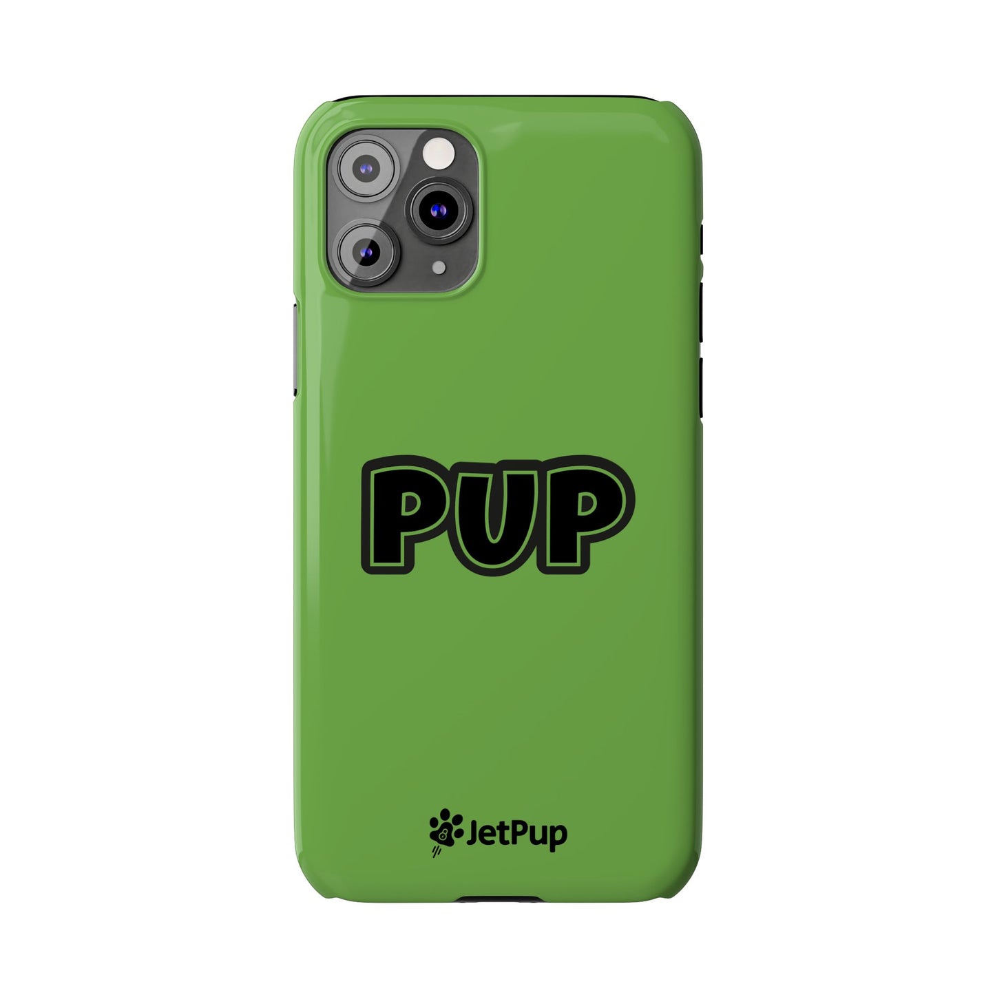 Pup Slim iPhone Cases - Green
