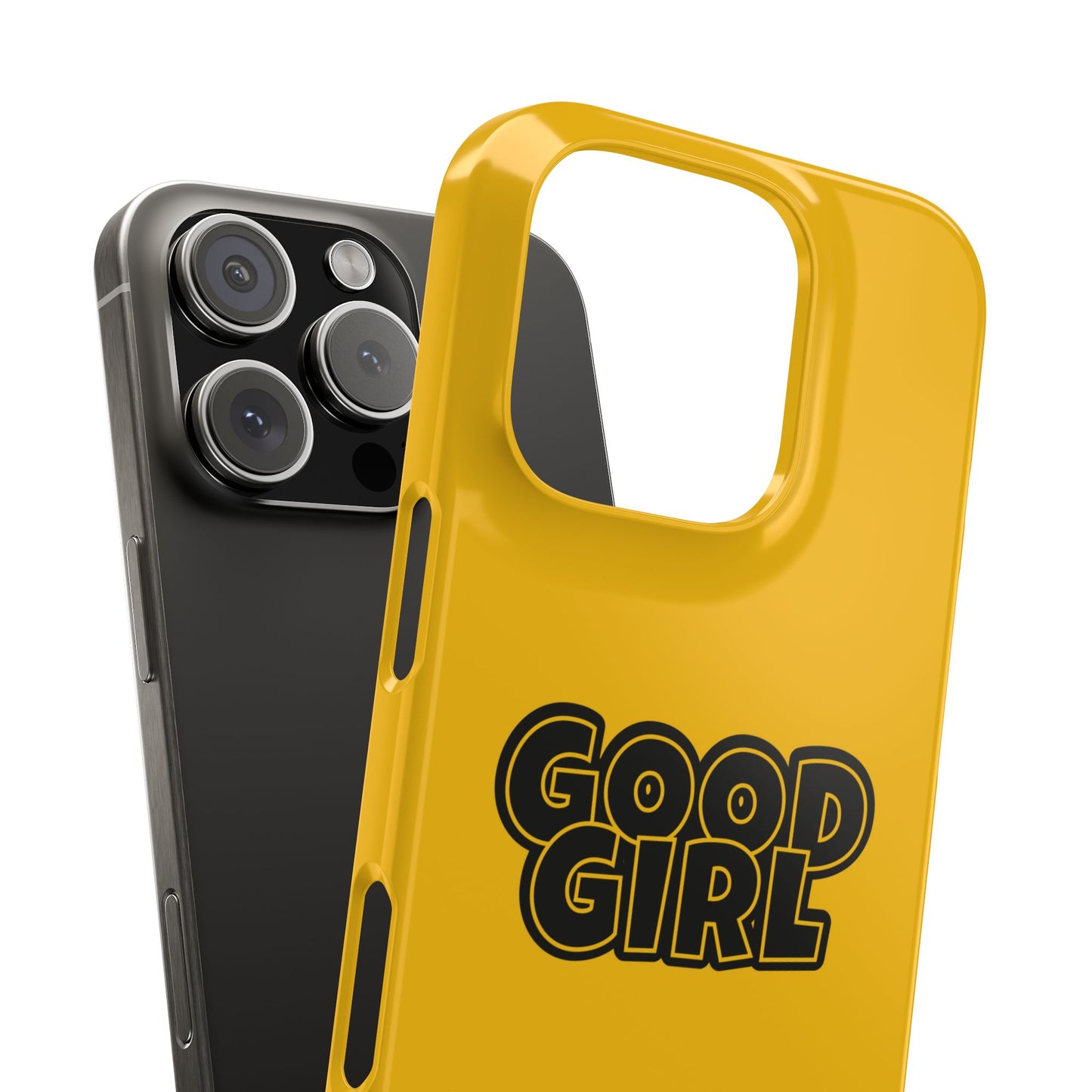 Good Girl Slim iPhone Cases - Yellow