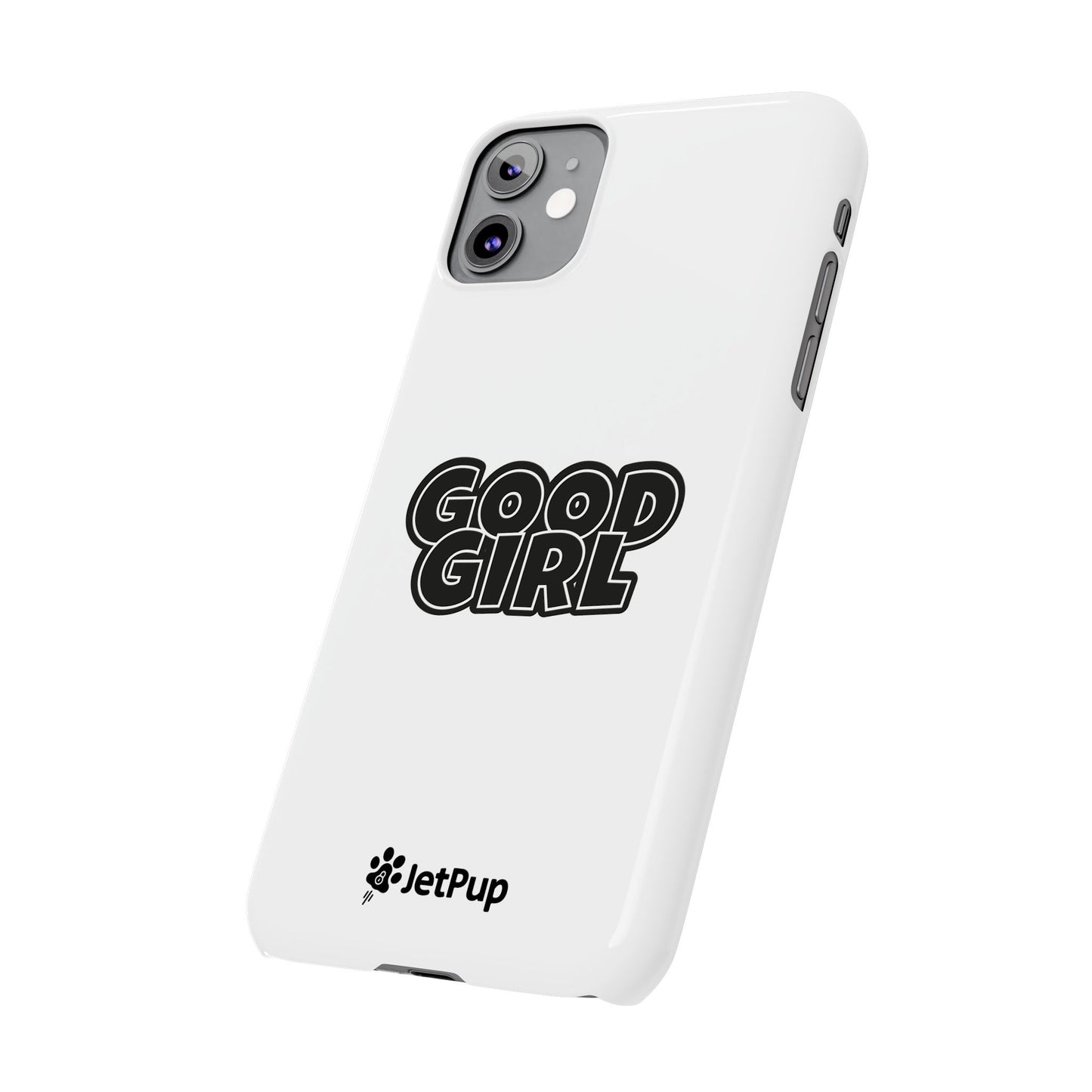 Good Girl Slim iPhone Cases - White
