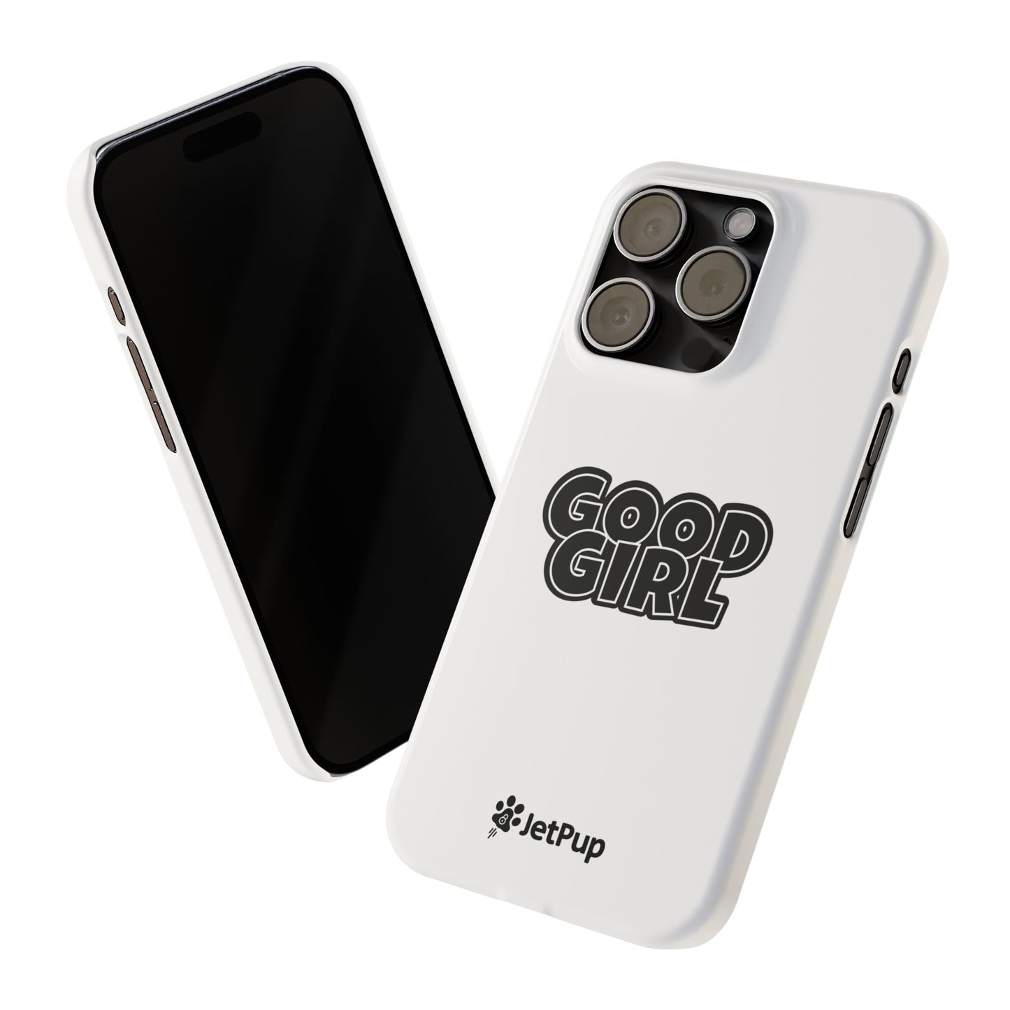 Good Girl Slim iPhone Cases - White