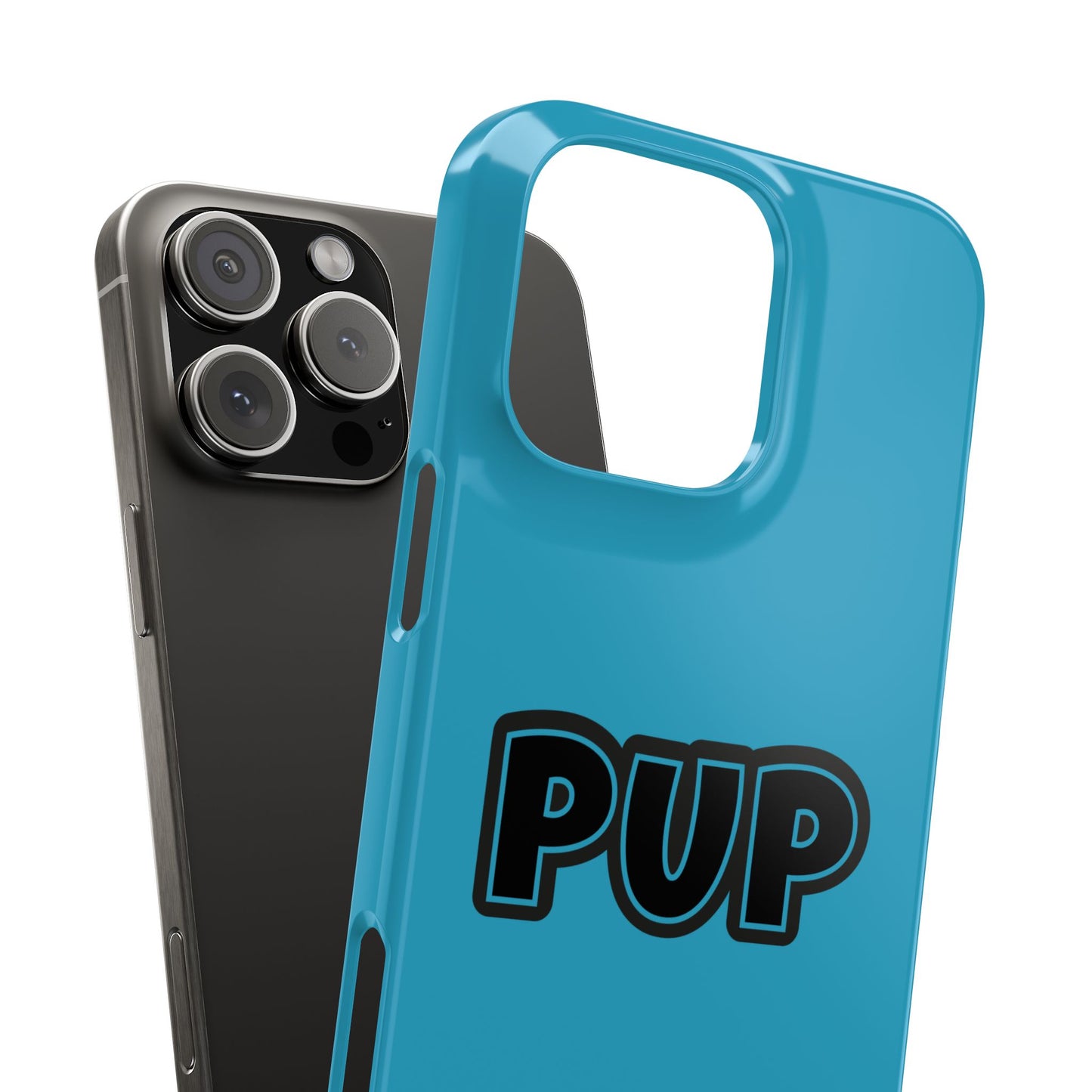 Pup Slim iPhone Cases - Turquoise