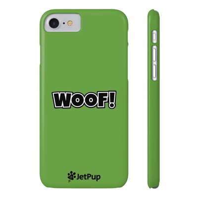 Woof Slim iPhone Cases - Green