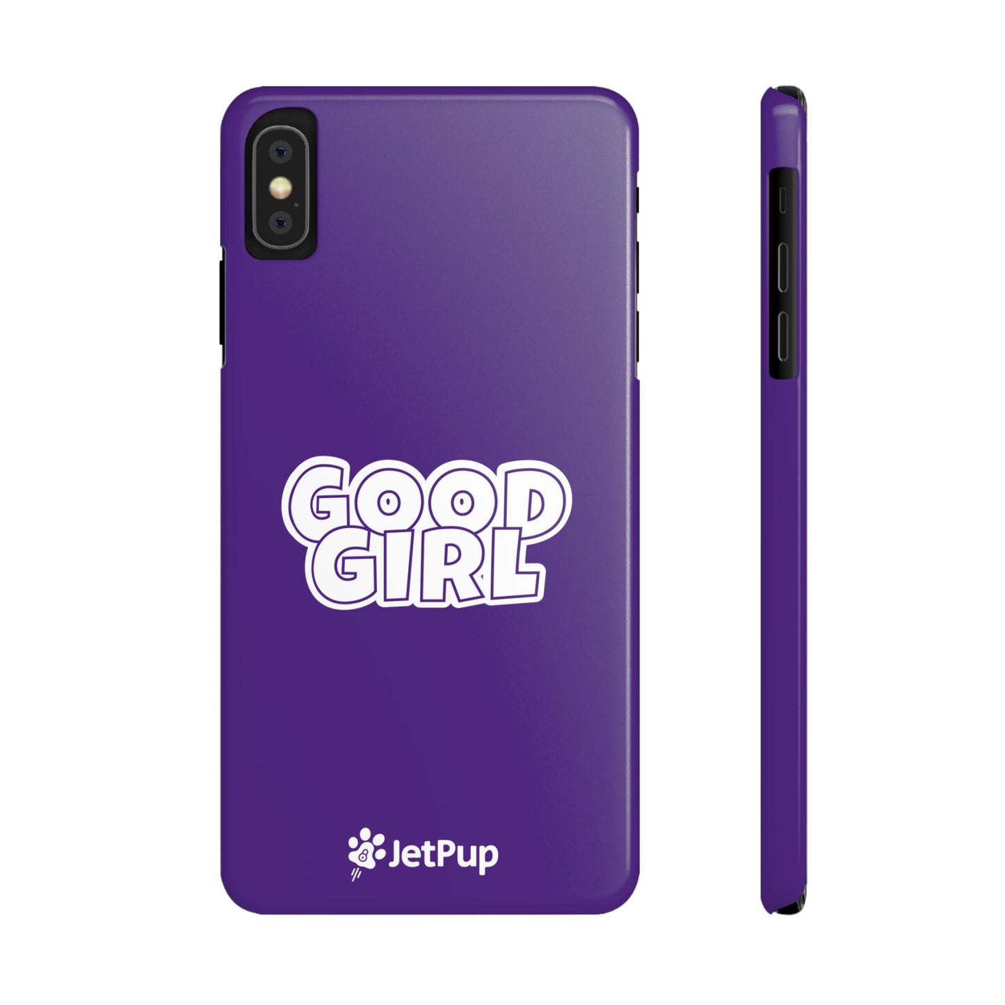 Good Girl Slim iPhone Cases - Purple