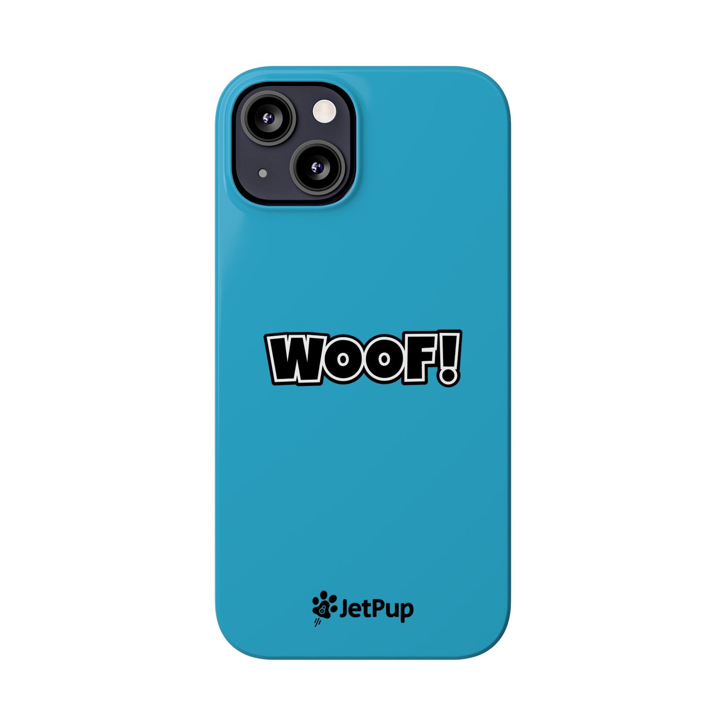 Woof Slim iPhone Cases -Turquoise
