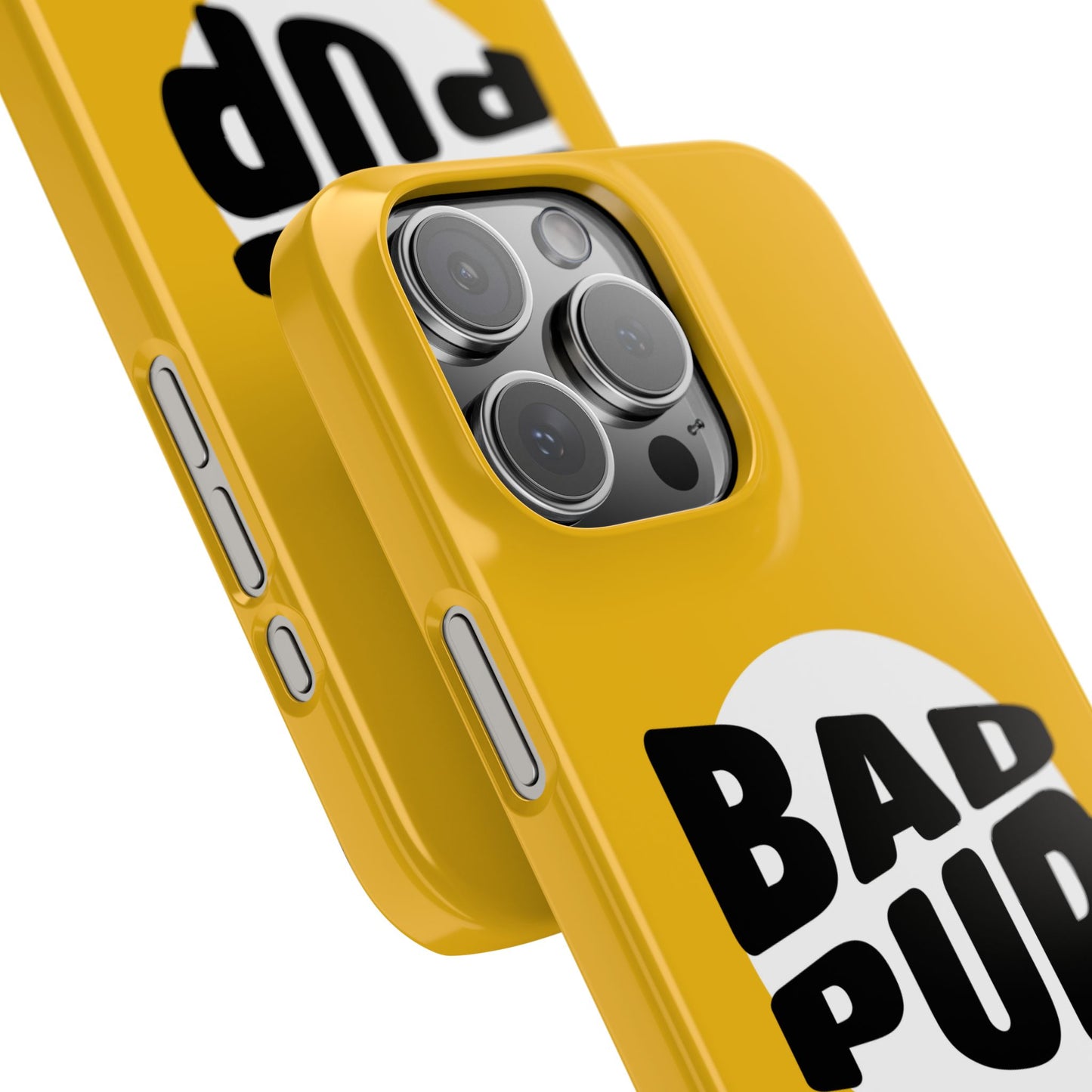 Bad Pup Slim iPhone Cases - Yellow
