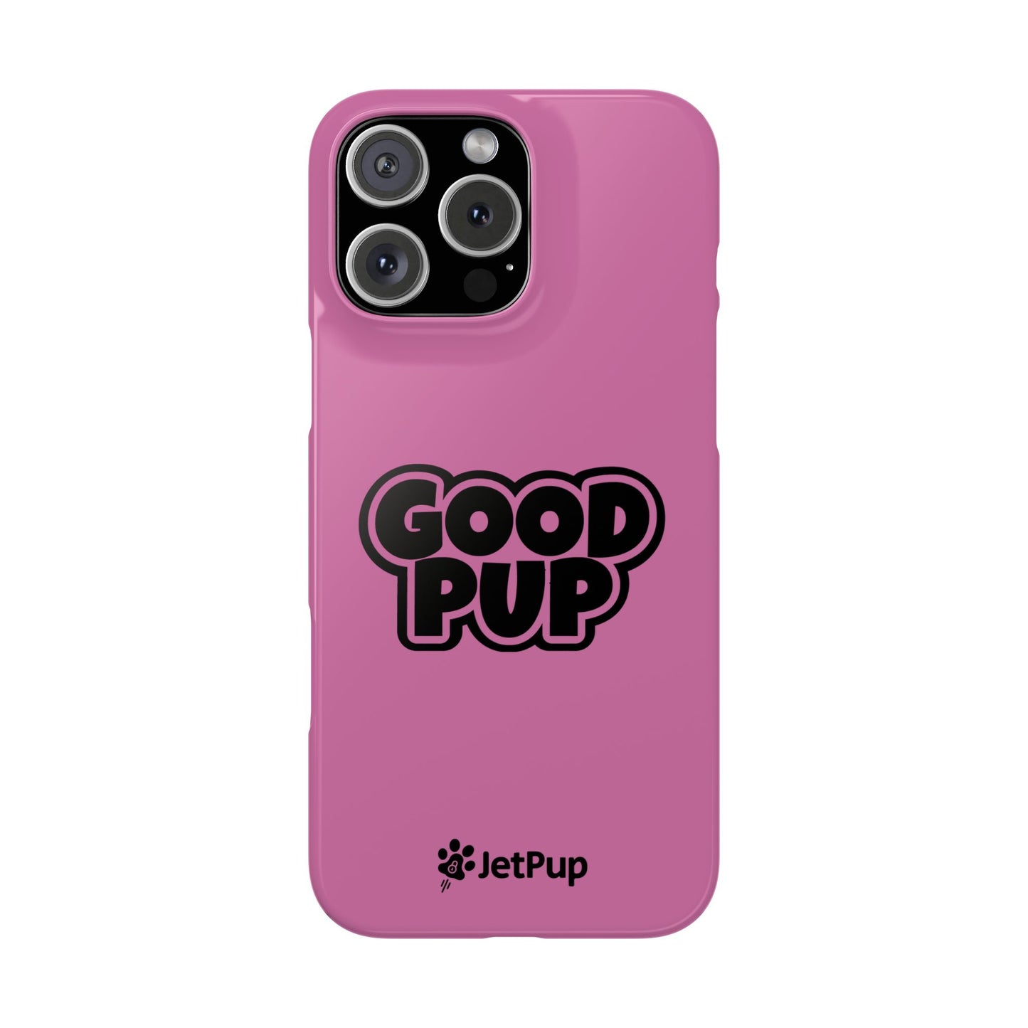 Good Pup Slim iPhone Cases - Pink