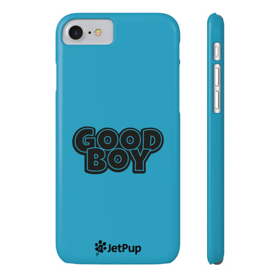 Good Boy Slim iPhone Cases - Turquoise