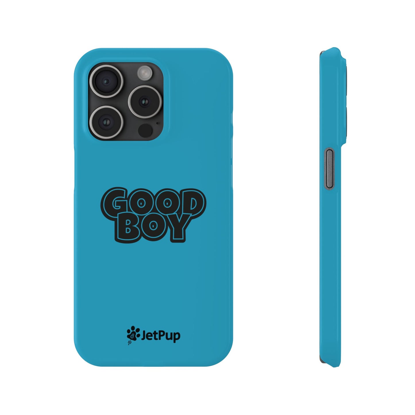 Good Boy Slim iPhone Cases - Turquoise