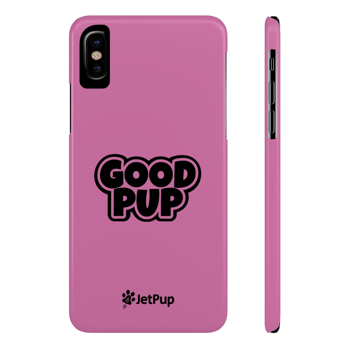 Good Pup Slim iPhone Cases - Pink