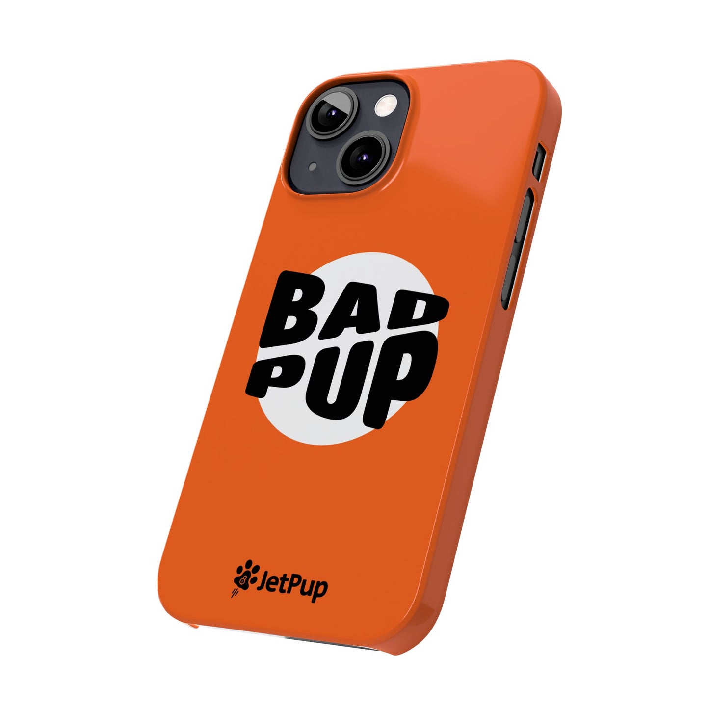 Bad Pup Slim iPhone Cases - Orange