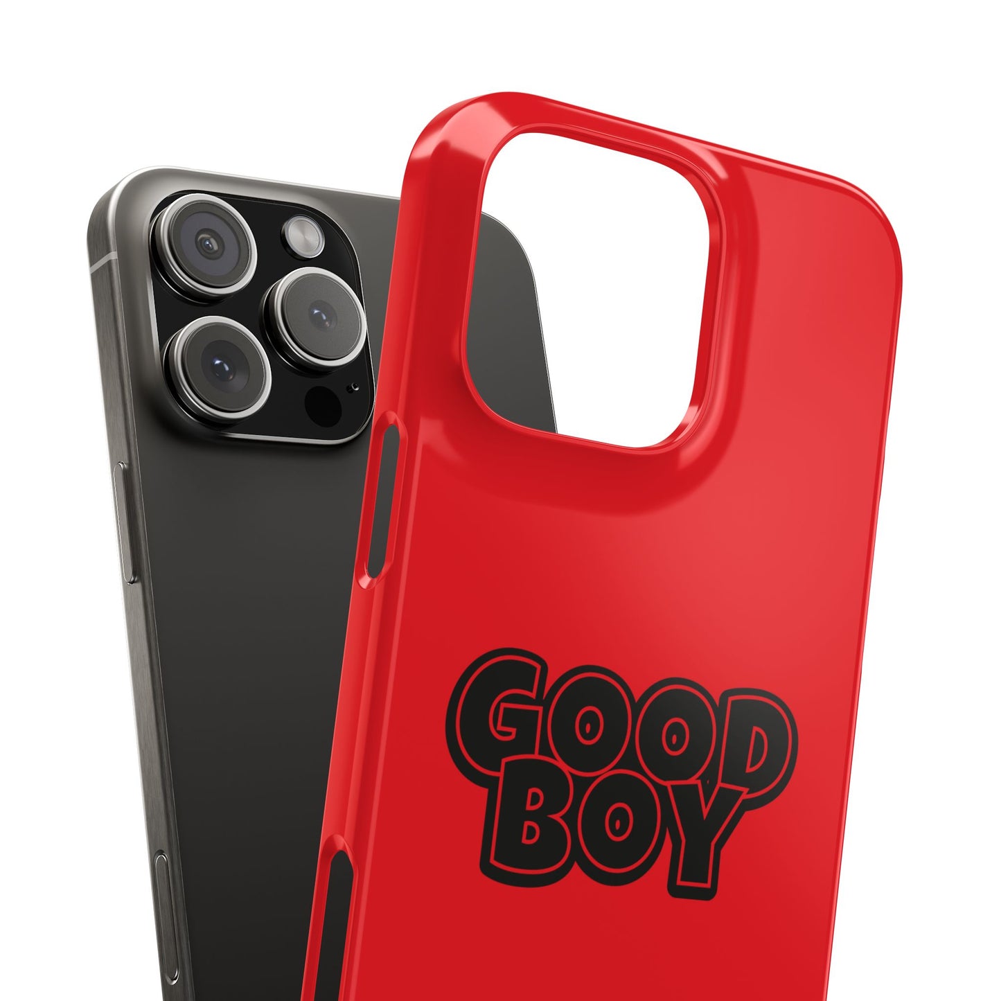 Good Boy Slim iPhone Cases - Red