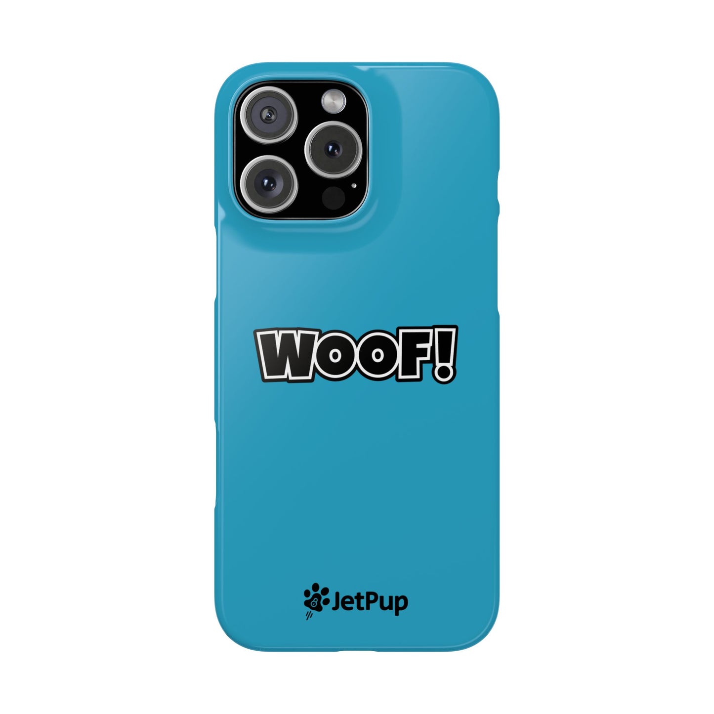 Woof Slim iPhone Cases -Turquoise