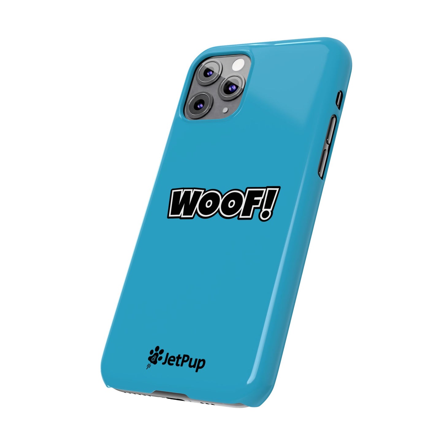 Woof Slim iPhone Cases -Turquoise
