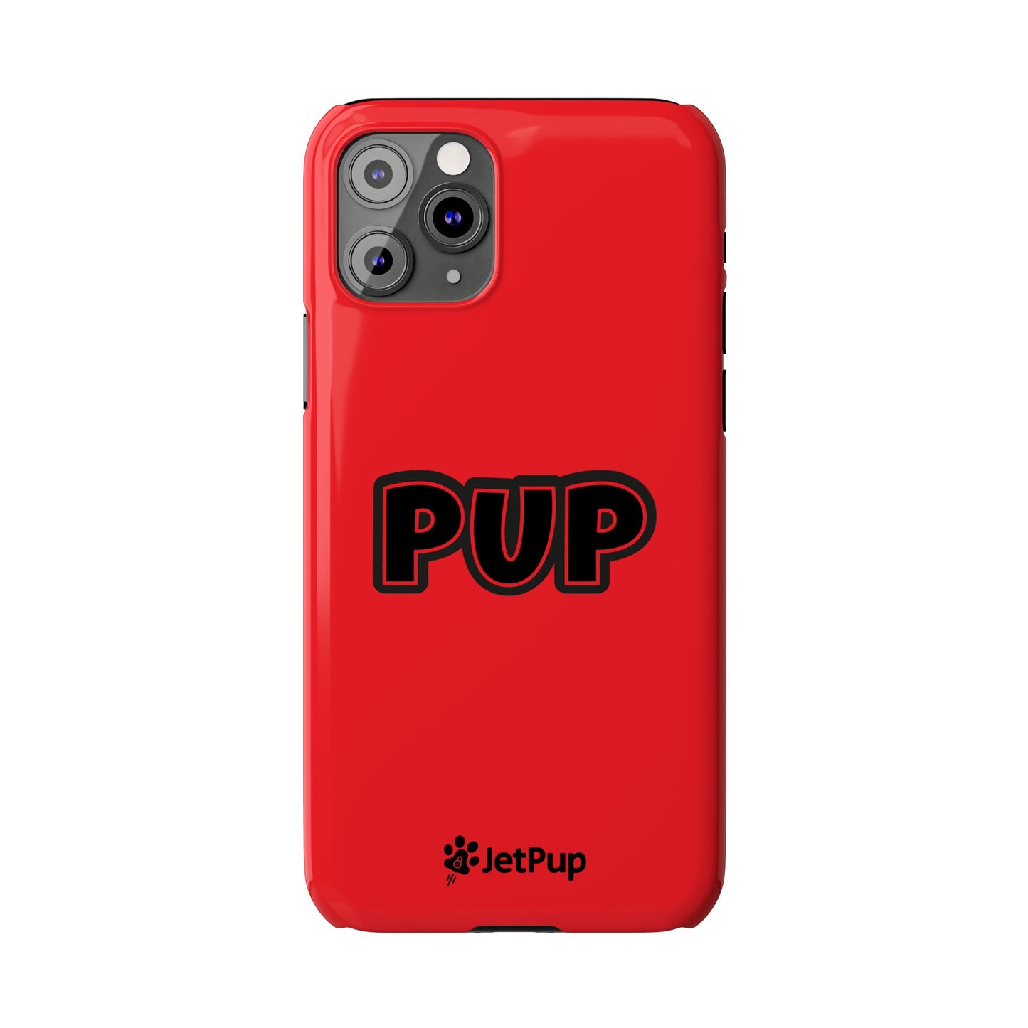 Pup Slim iPhone Cases - Red