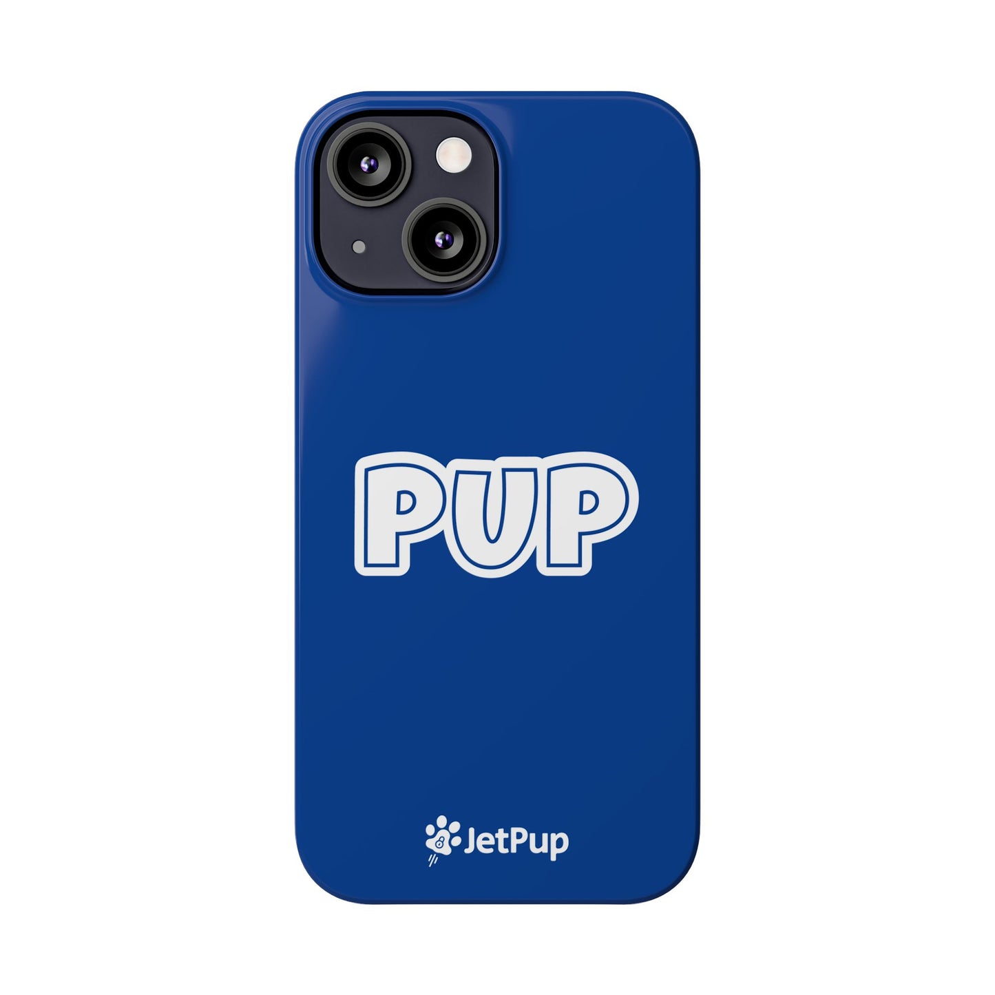 Pup Slim iPhone Cases - Blue