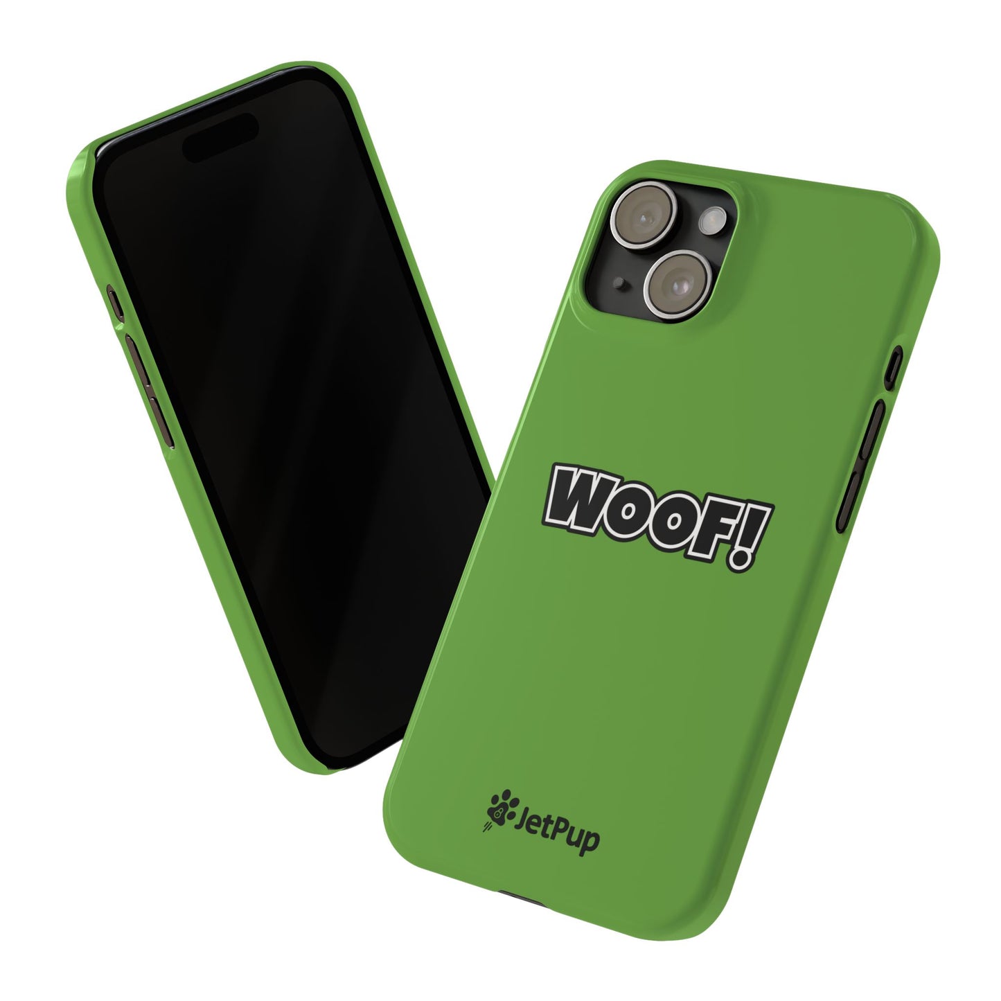 Woof Slim iPhone Cases - Green