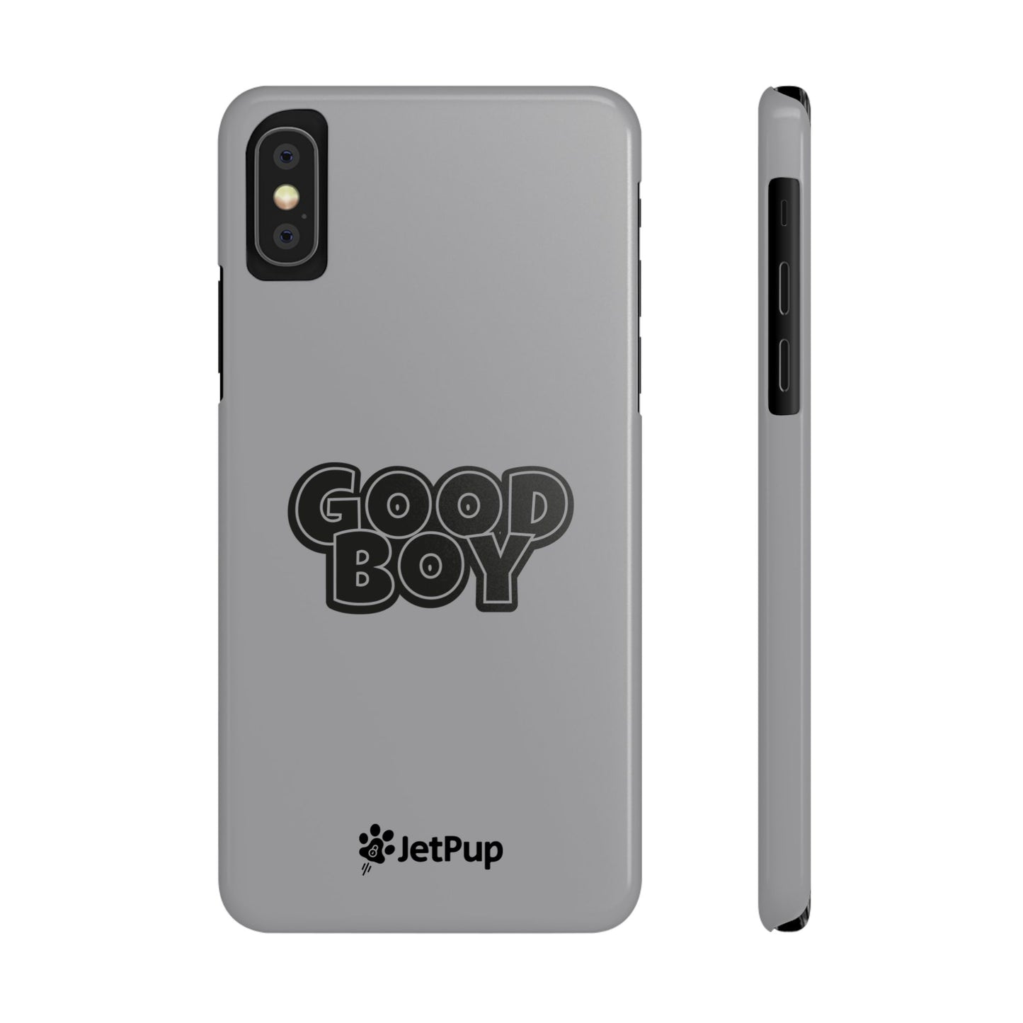 Good Boy Slim iPhone Cases - Grey