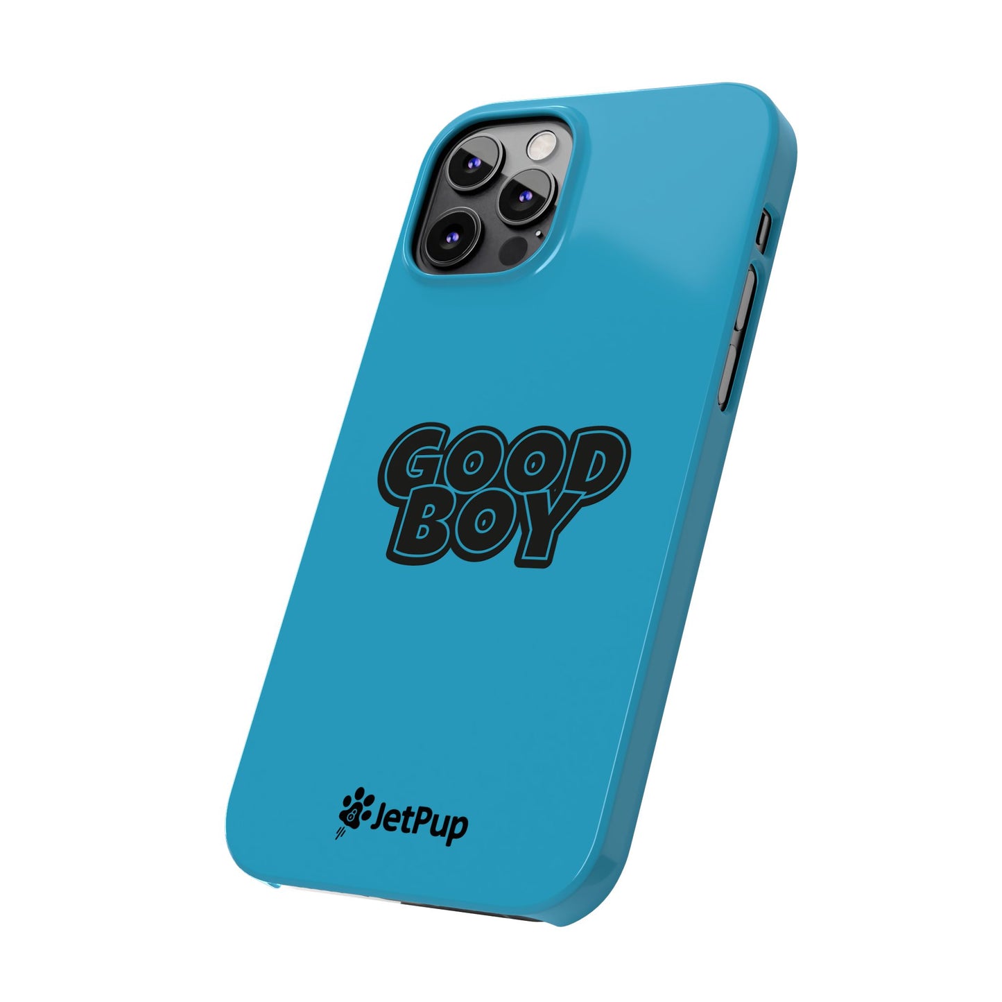 Good Boy Slim iPhone Cases - Turquoise