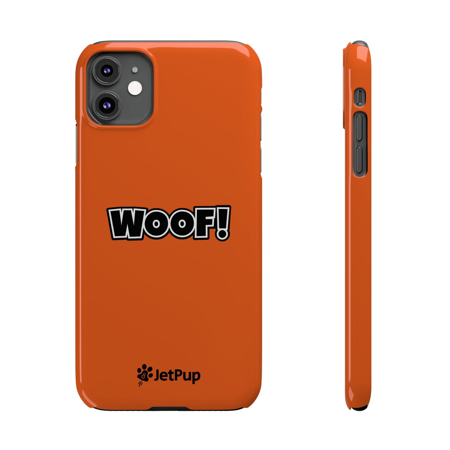 Woof Slim iPhone Cases - Orange
