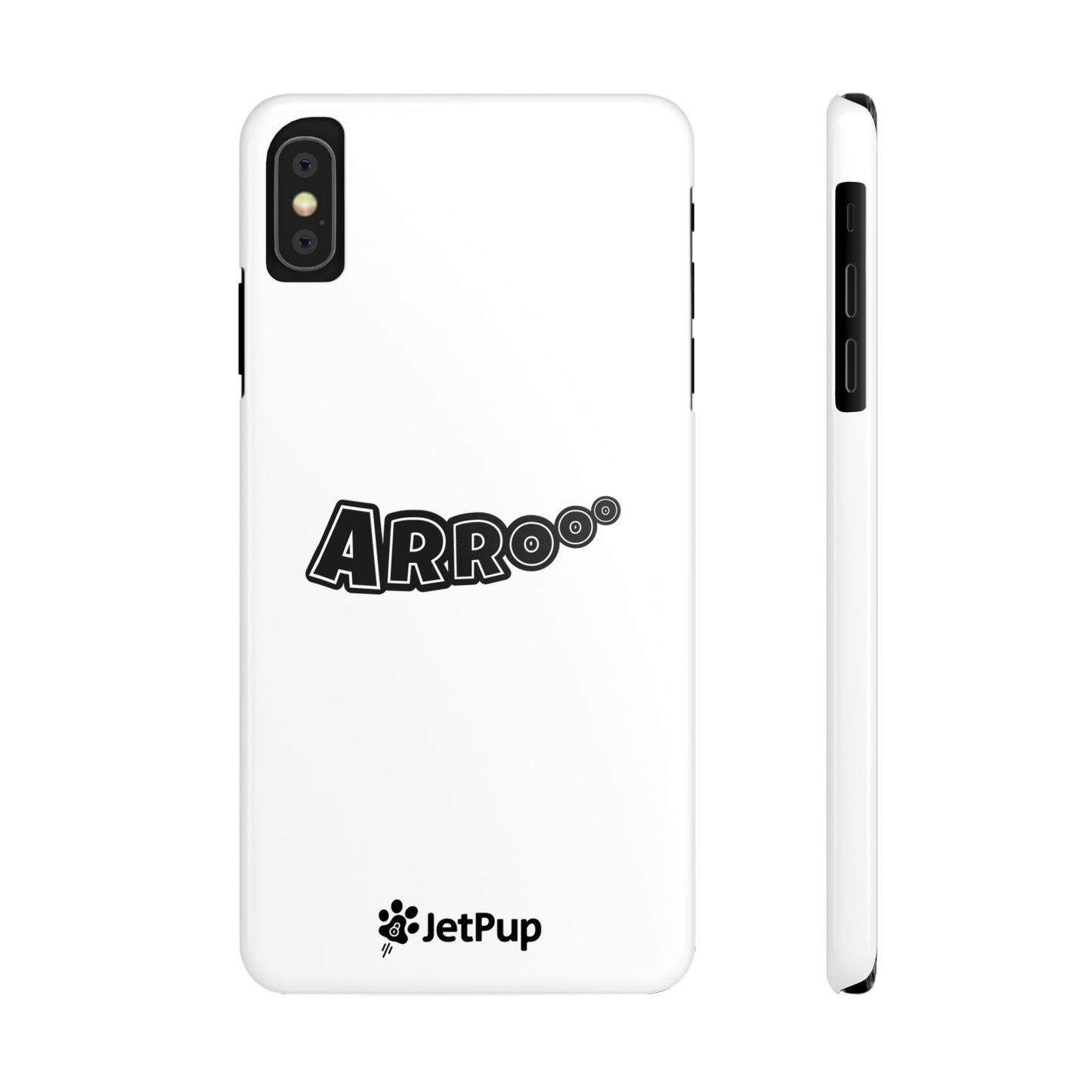 Arrooo Slim iPhone Cases - White