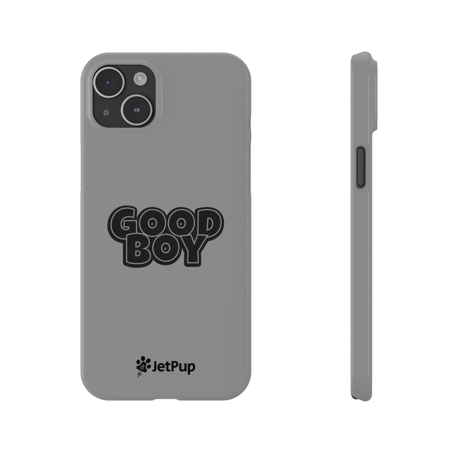 Good Boy Slim iPhone Cases - Grey