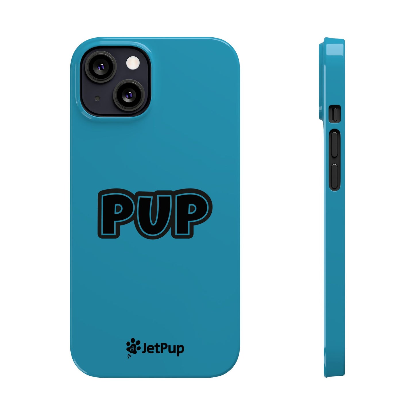 Pup Slim iPhone Cases - Turquoise
