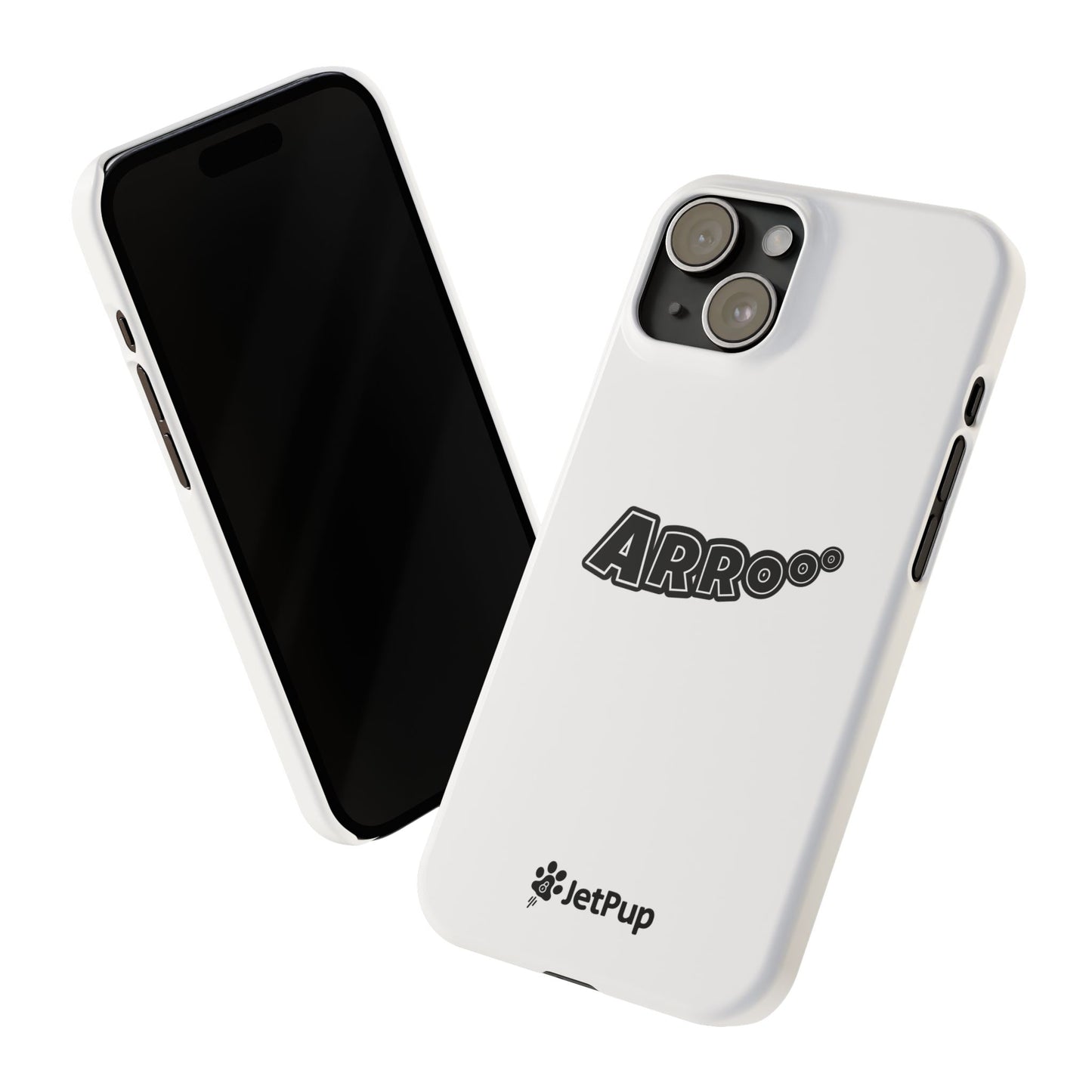 Arrooo Slim iPhone Cases - White