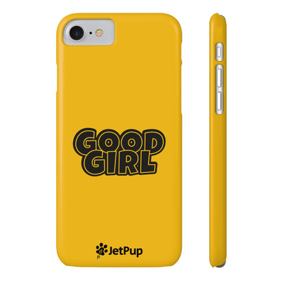 Good Girl Slim iPhone Cases - Yellow
