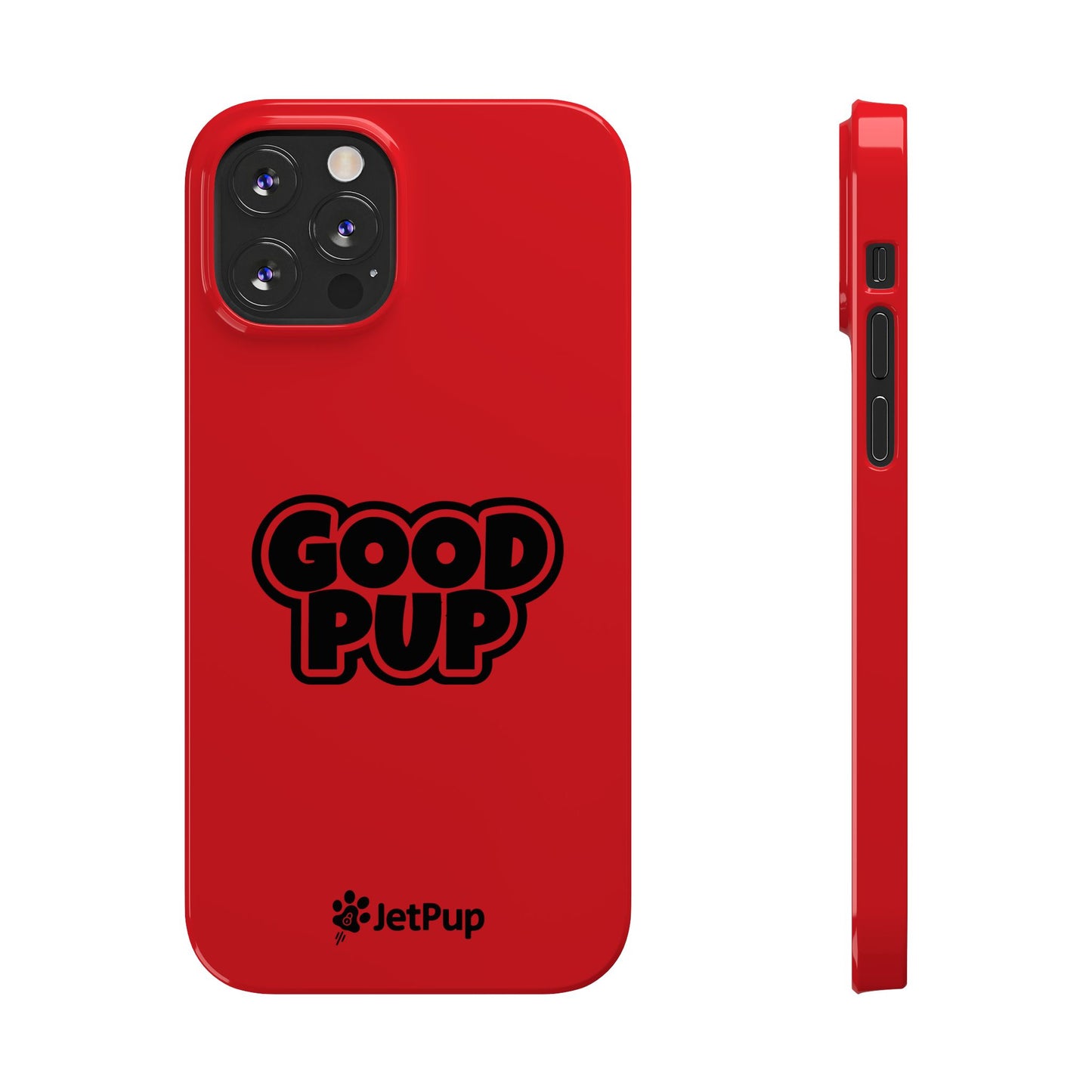 Good Pup Slim iPhone Cases - Red