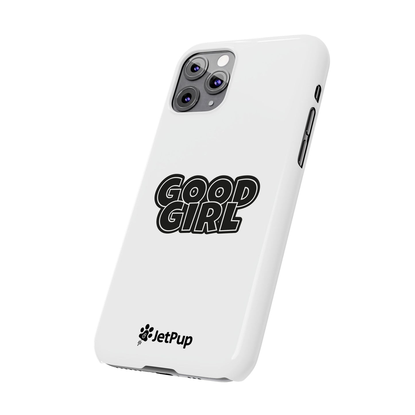 Good Girl Slim iPhone Cases - White