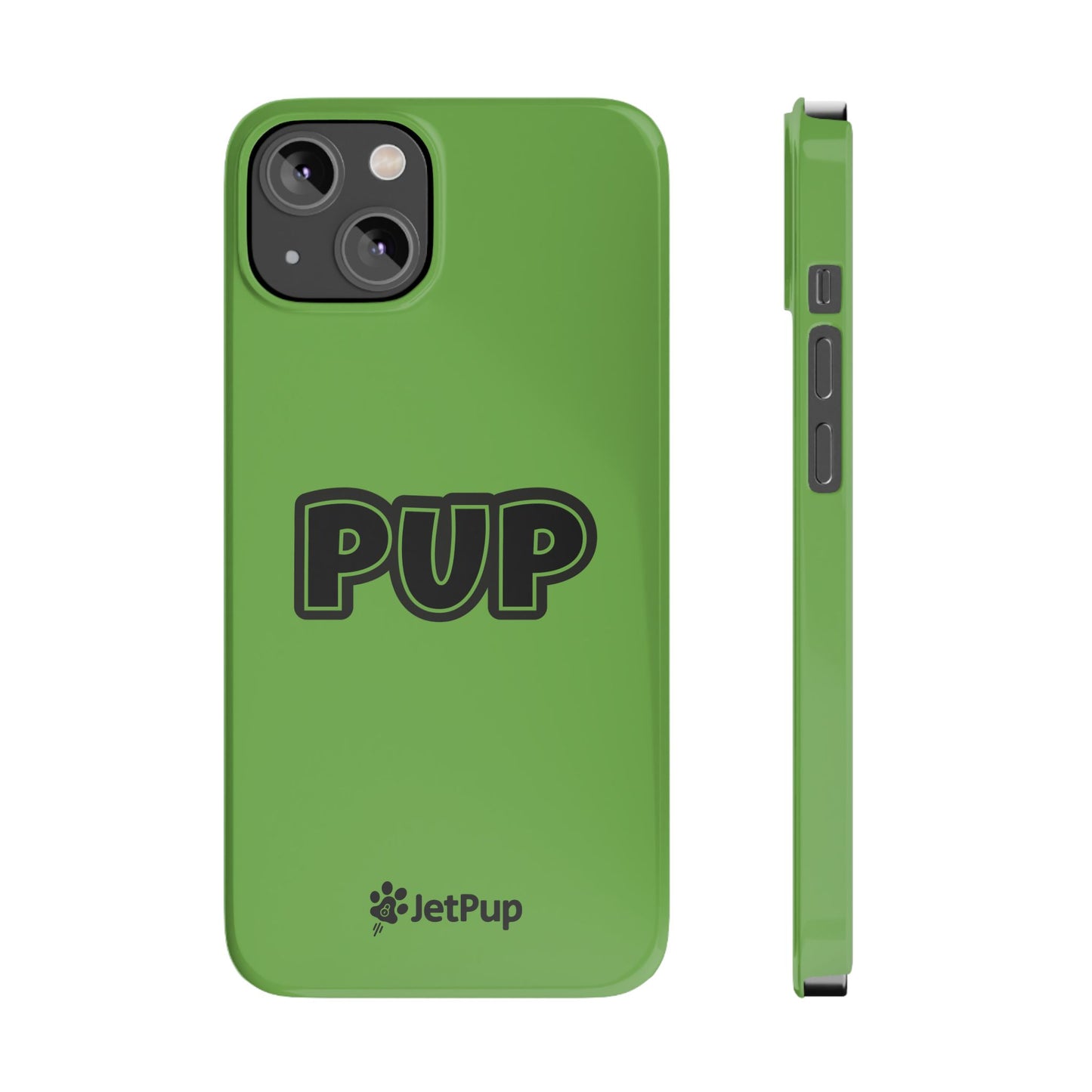 Pup Slim iPhone Cases - Green