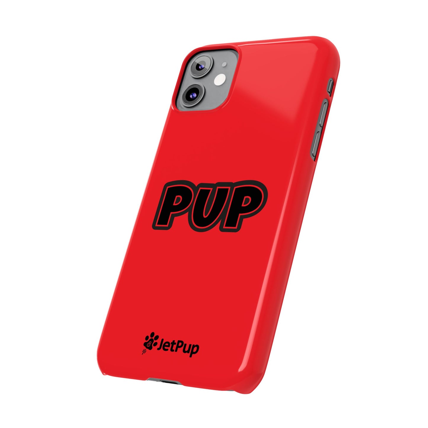 Pup Slim iPhone Cases - Red
