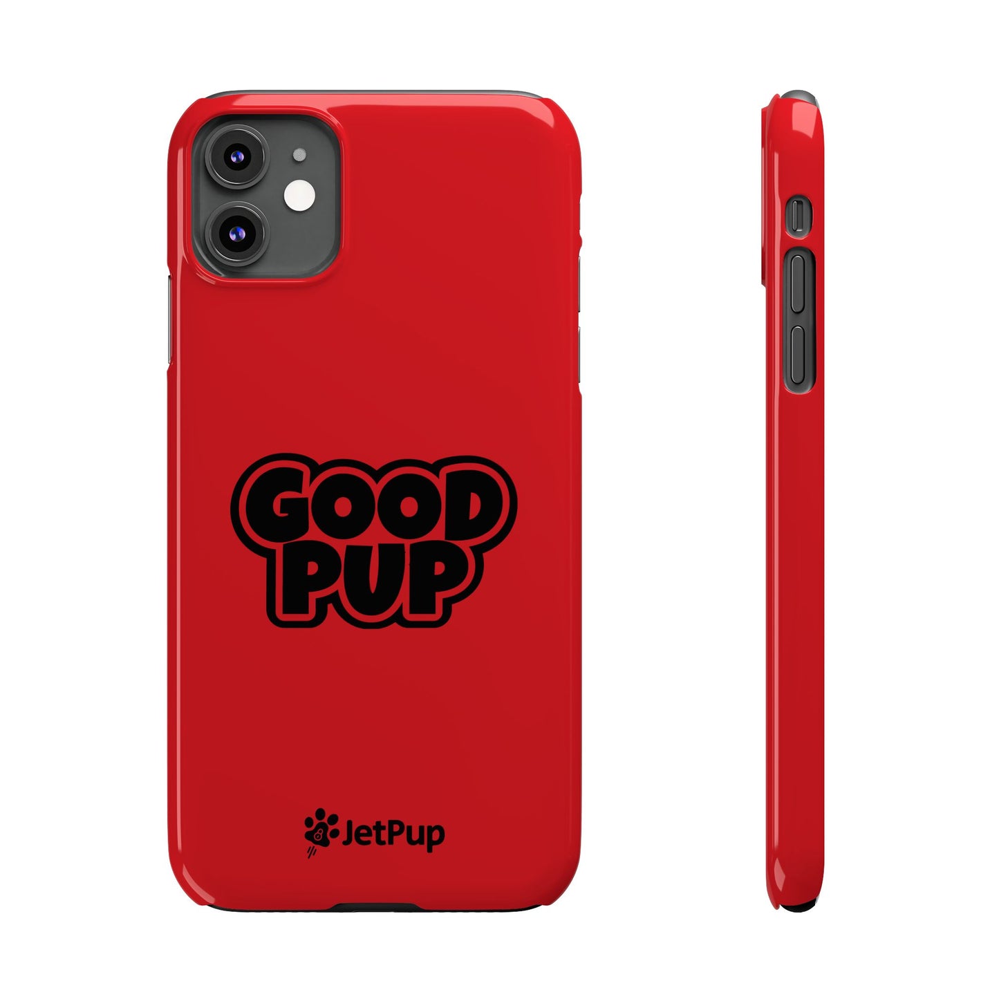 Good Pup Slim iPhone Cases - Red
