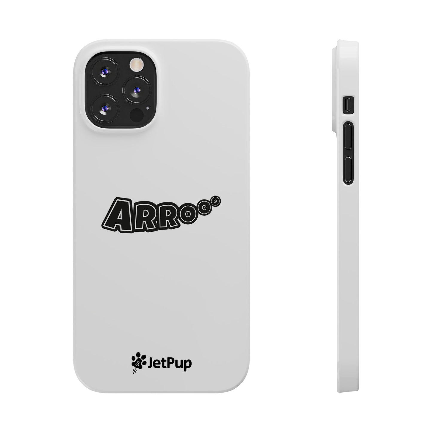 Arrooo Slim iPhone Cases - White