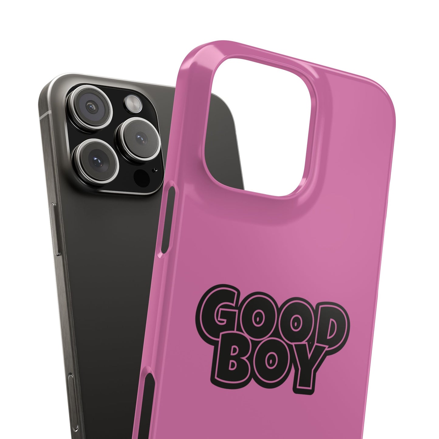 Good Boy Slim iPhone Cases - Pink