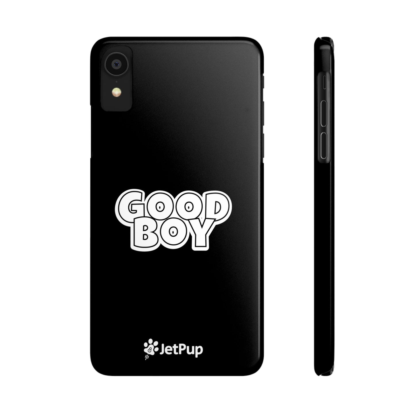 Good Boy Slim iPhone Cases - Black