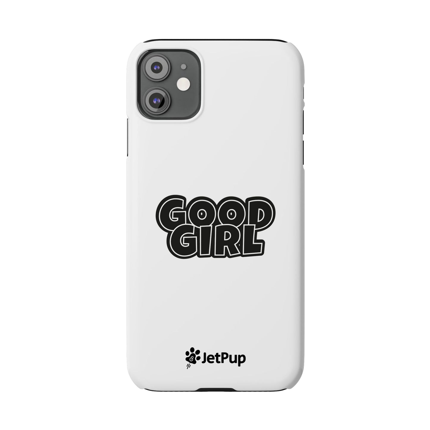 Good Girl Slim iPhone Cases - White