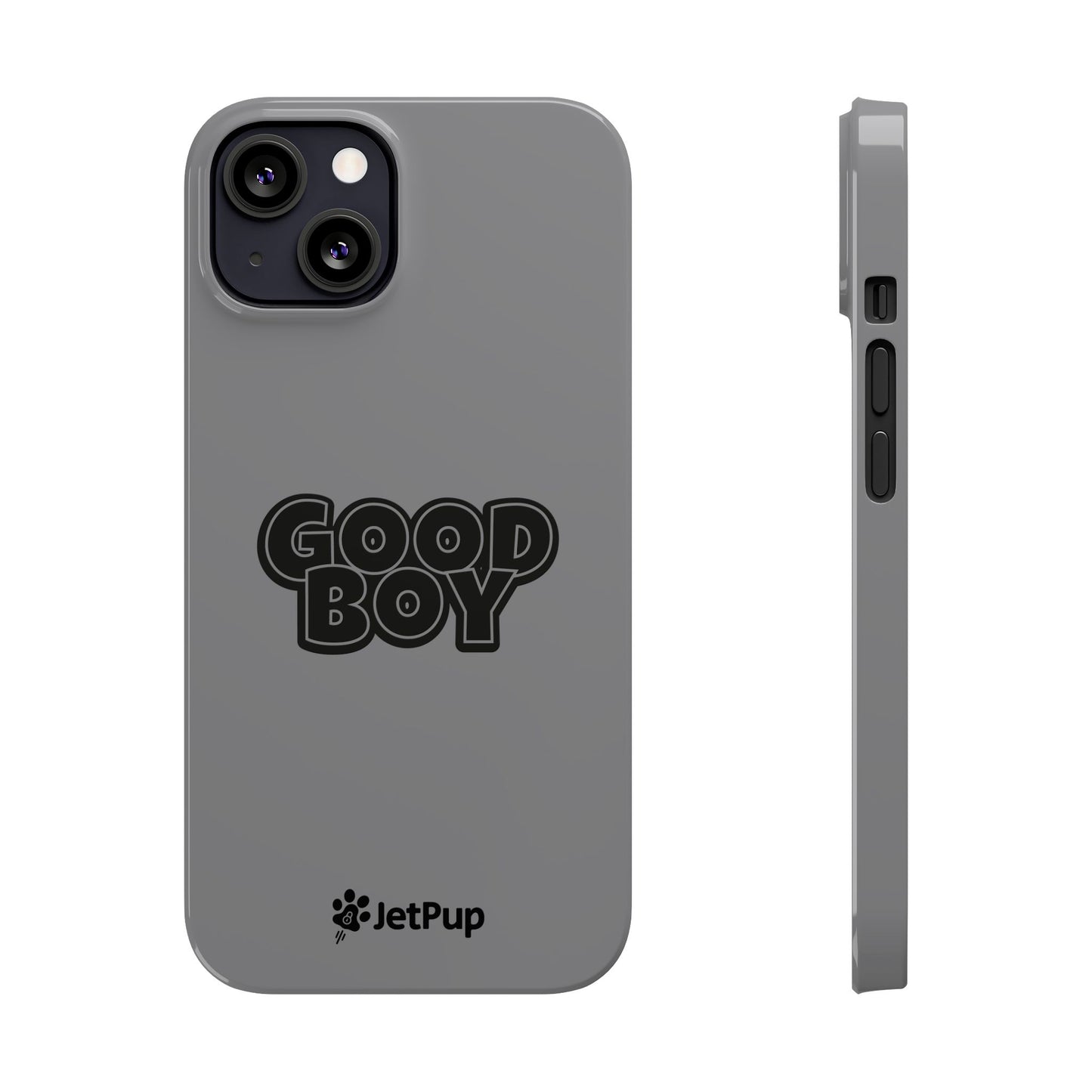 Good Boy Slim iPhone Cases - Grey