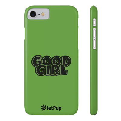Good Girl Slim iPhone Cases - Green