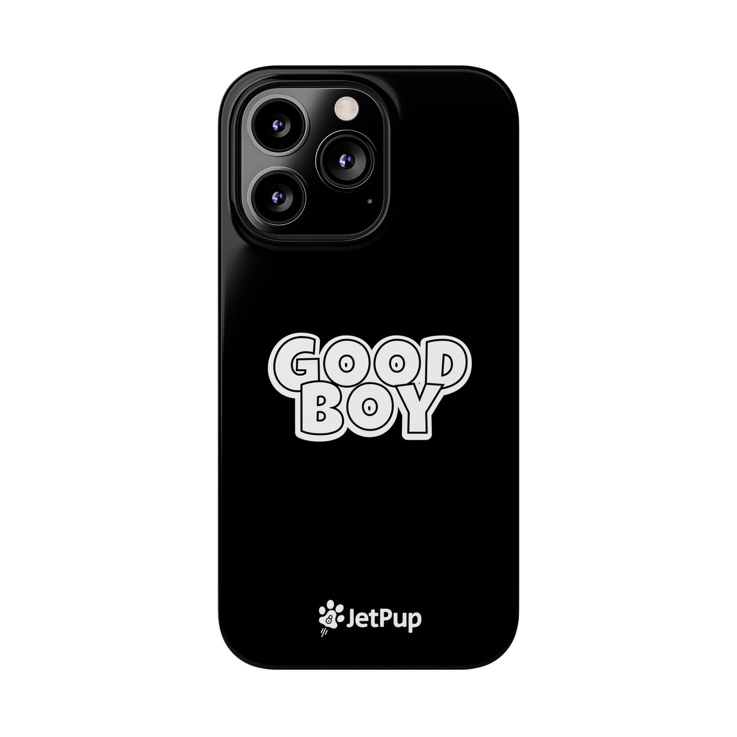 Good Boy Slim iPhone Cases - Black