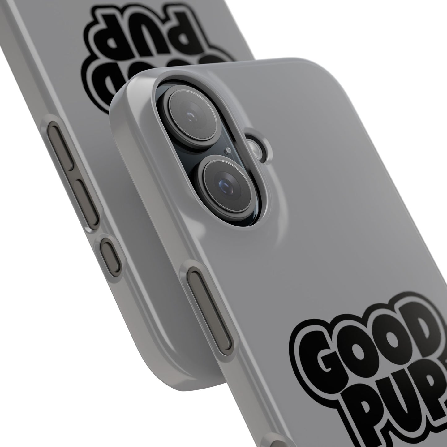Good Pup Slim iPhone Cases - Grey