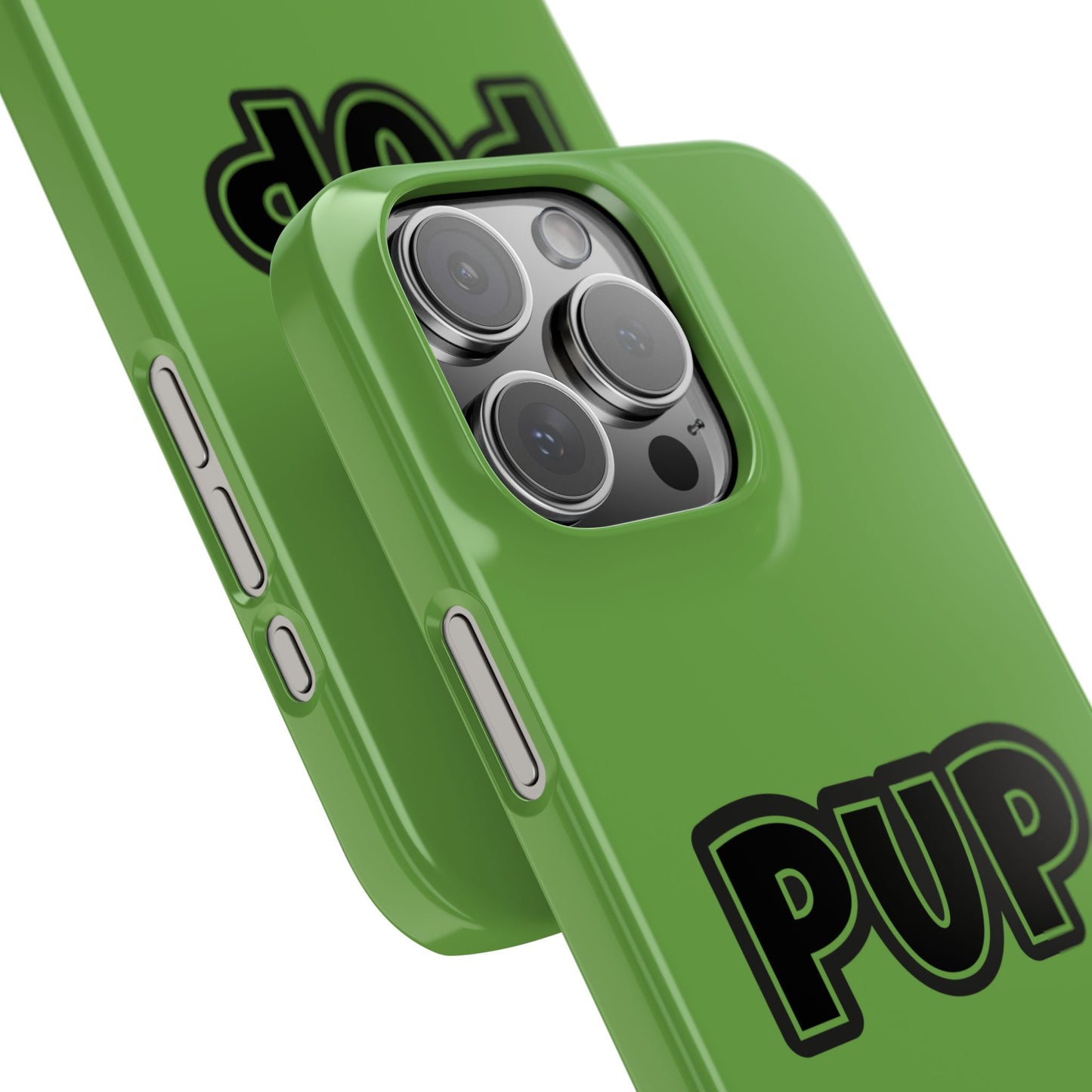 Pup Slim iPhone Cases - Green