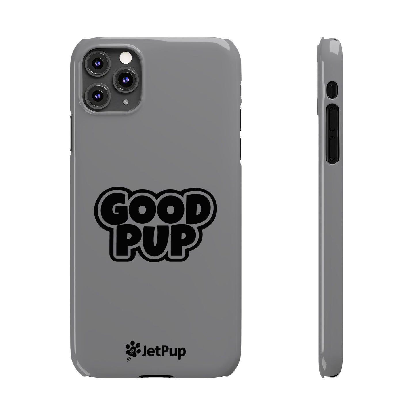 Good Pup Slim iPhone Cases - Grey