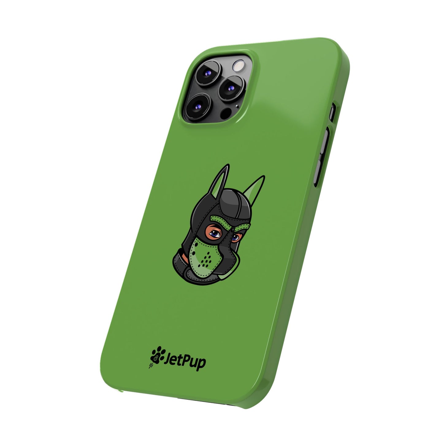 Pup Hood Slim iPhone Cases - Green