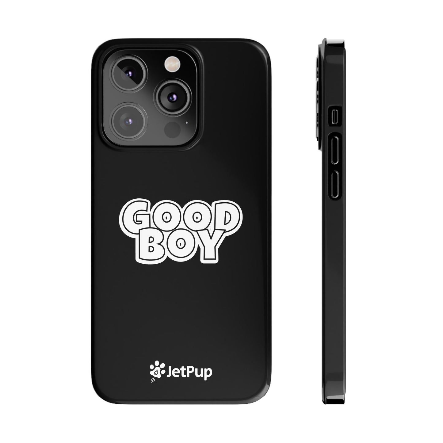 Good Boy Slim iPhone Cases - Black