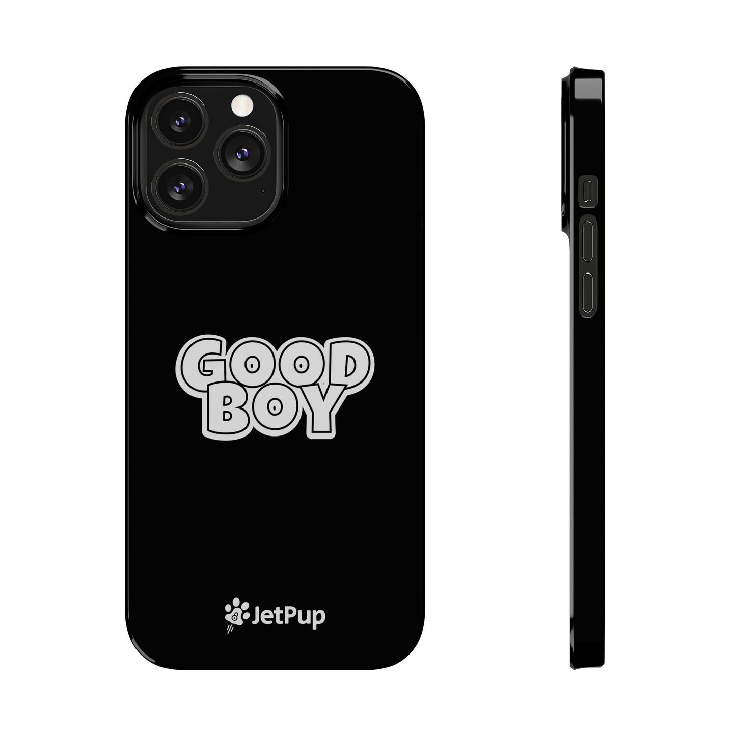 Good Boy Slim iPhone Cases - Black