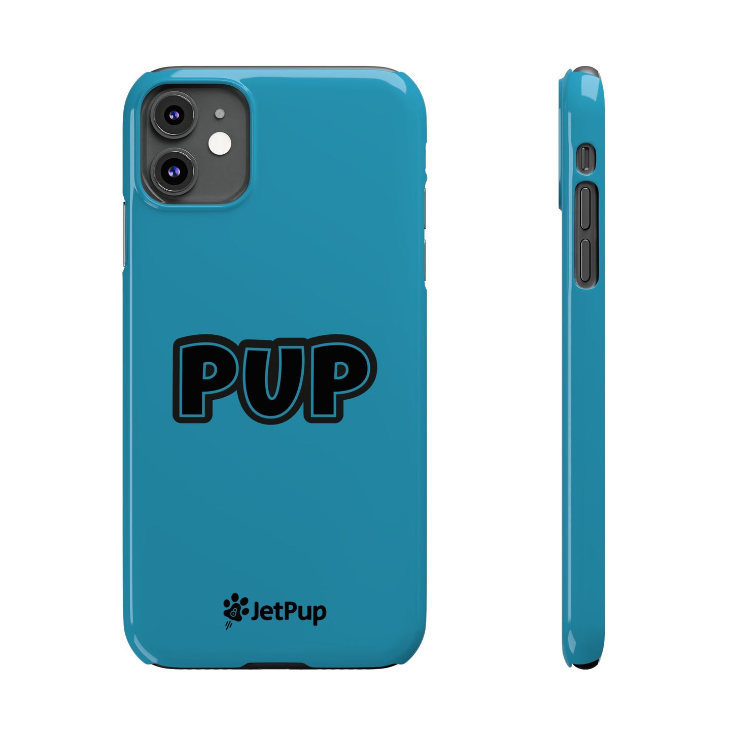 Pup Slim iPhone Cases - Turquoise
